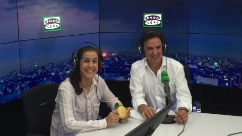 Carolina Mar&iacute;n con Jos&eacute; Ram&oacute;n de la Morena