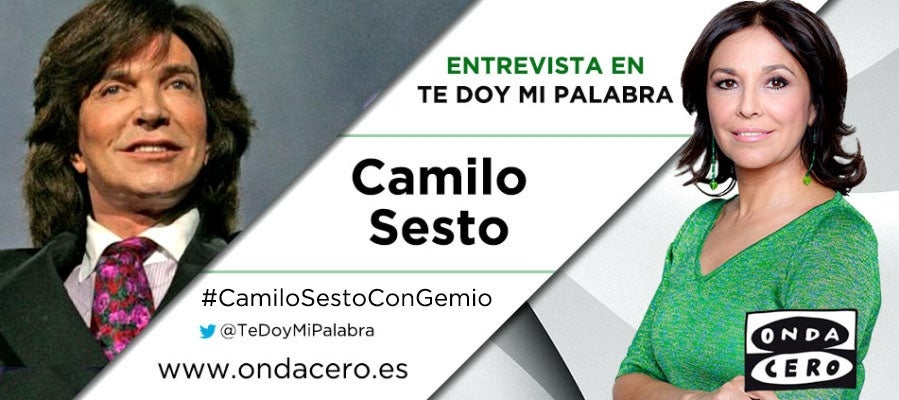 Camilo Sesto estará este sábado en Te doy mi palabra con Isabel Gemio Camilo Sesto estará este sábado en Te doy mi palabra con Isabel Gemio