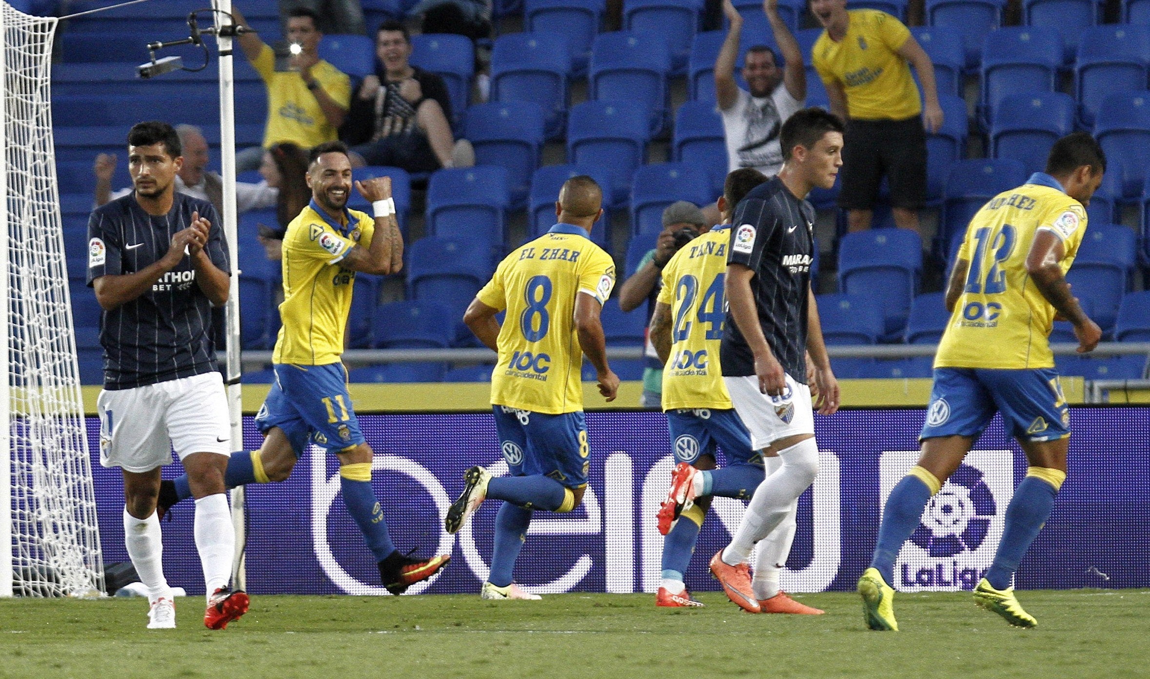 Las Palmas 1 - 0 Málaga. La Unión Deportiva consigue la victoria en casa Las Palmas 1 - 0 Málaga. La Unión Deportiva consigue la victoria en casa
