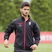 Nacho Cases, capitán del Sporting de Gijón. Nacho Cases, capitán del Sporting de Gijón.