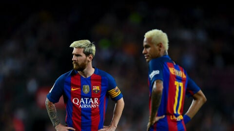 Messi y Neymar, en el Bar&ccedil;a