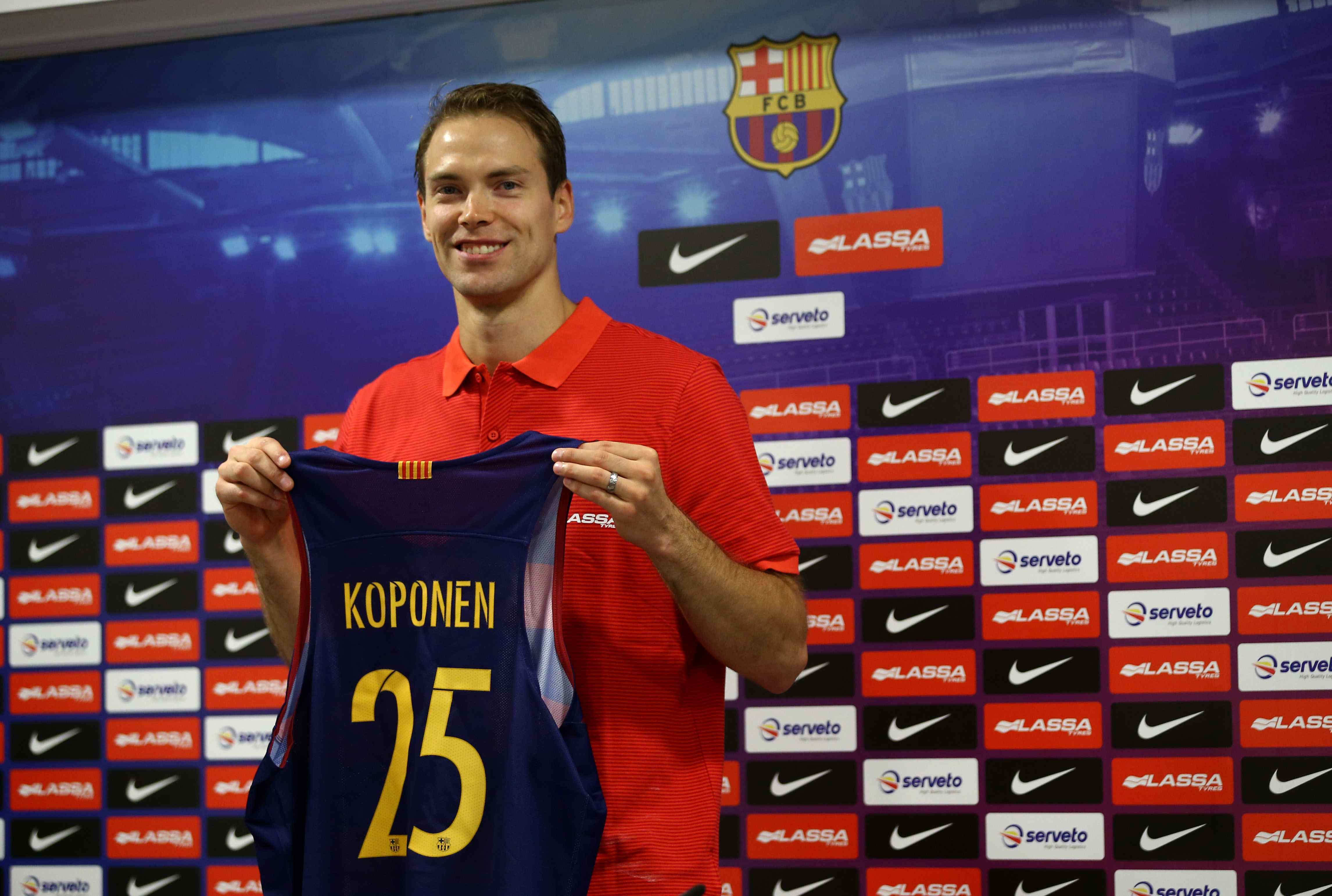 Koponen, jugador del FC Barcelona Lassa, en observación tras sufrir un accidente de tráfico Koponen, jugador del FC Barcelona Lassa, en observación tras sufrir un accidente de tráfico