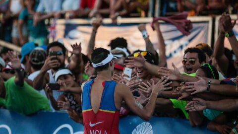 Mario Mola, triatleta espa&ntilde;ol