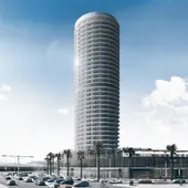 Hotel proyectado en el Puerto de Málaga Hotel proyectado en el Puerto de Málaga