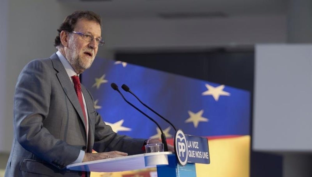 Mariano Rajoy, durante un acto en Vitoria