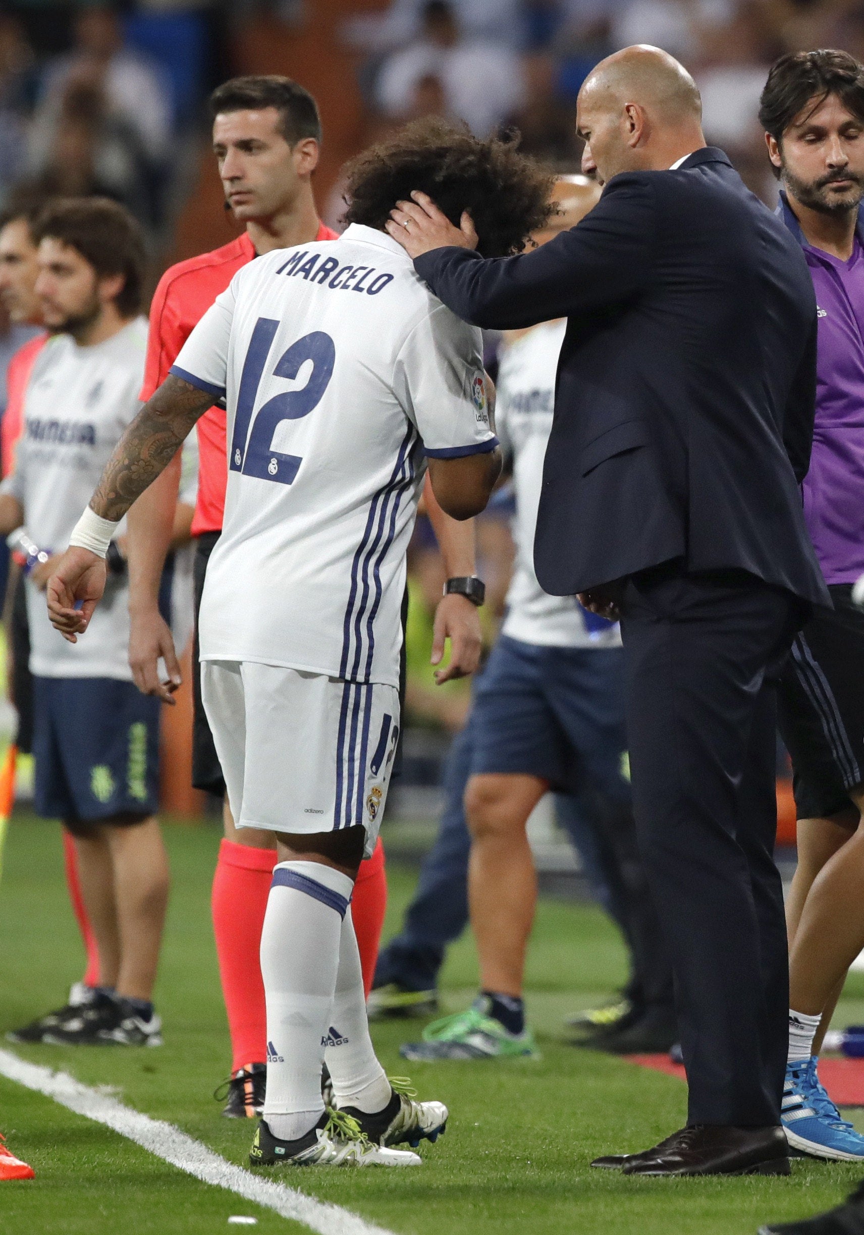 Marcelo sufre una lesión muscular en el sóleo derecho Marcelo sufre una lesión muscular en el sóleo derecho