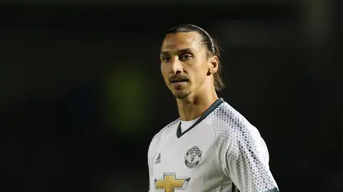 Ibrahimovic, durante un partido con el United Ibrahimovic, durante un partido con el United