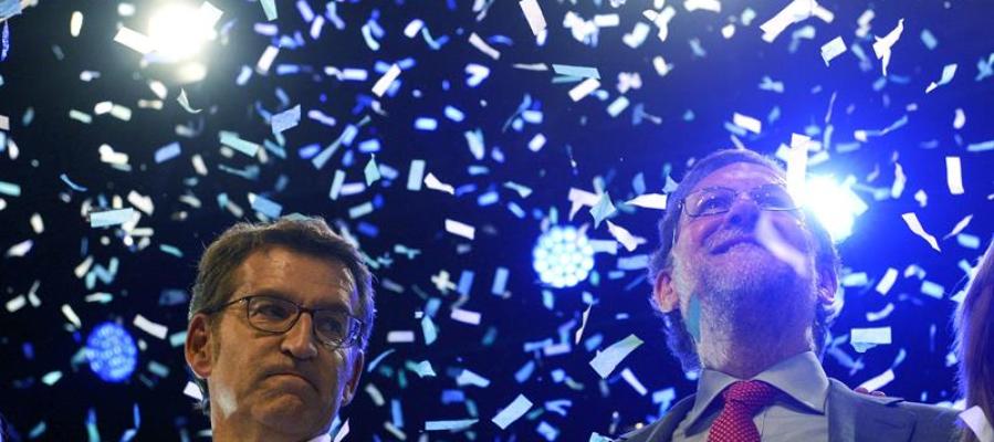 Mariano Rajoy apoya al candidato popular en las elecciones gallegas Mariano Rajoy apoya al candidato popular en las elecciones gallegas