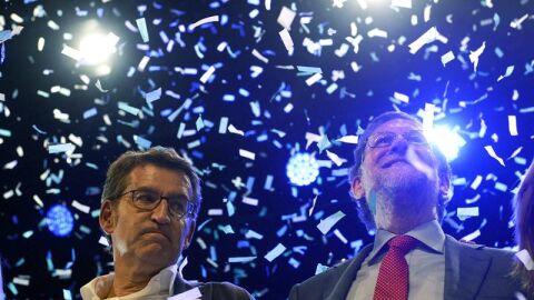 Mariano Rajoy apoya al candidato popular en las elecciones gallegas