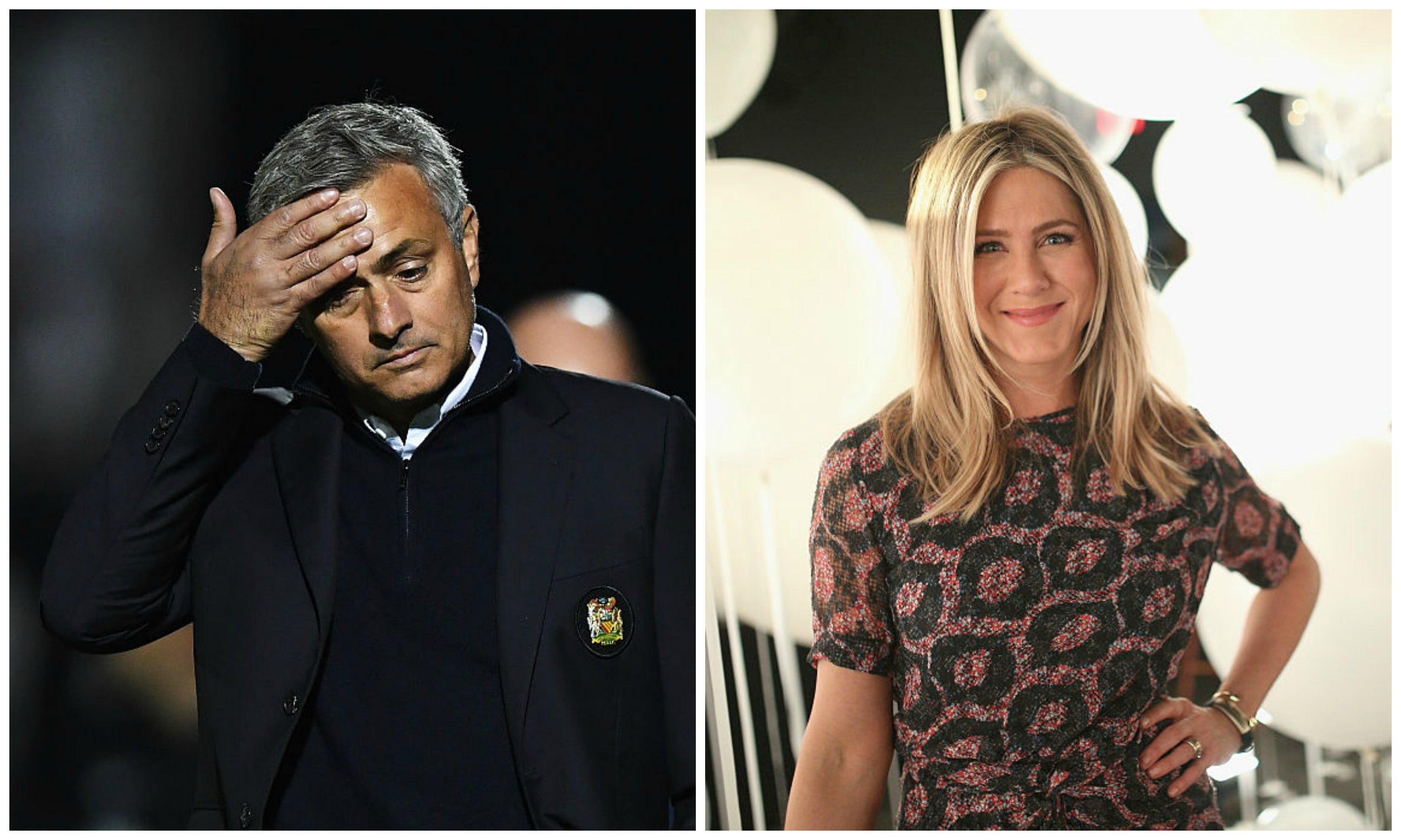 El día que Mourinho se quedó sin palabras: "Jennifer Aniston uno, Angelina Jolie cero" El día que Mourinho se quedó sin palabras: "Jennifer Aniston uno, Angelina Jolie cero"