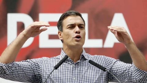 Pedro S&aacute;nchez en la Fiesta de la Rosa 