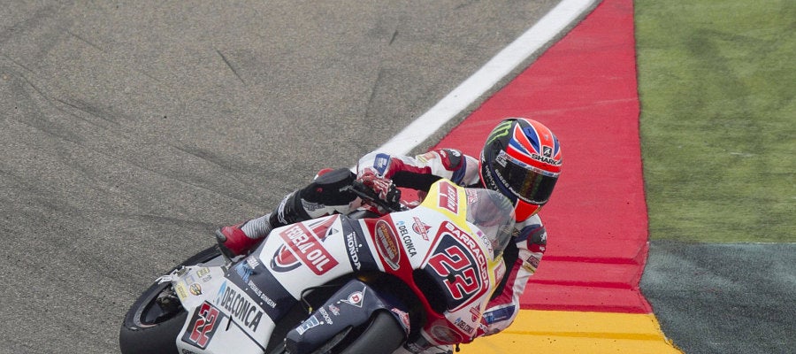 Sam Lowes, durante la carrera Sam Lowes, durante la carrera