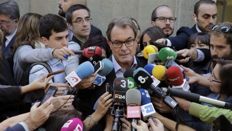 El expresidente de la Generalitat Artur Mas