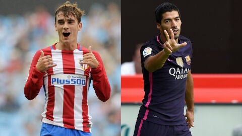 Griezmann y Su&aacute;rez lideran el Pichichi con cinco goles