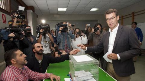 El candidato del PP a Galicia, Alberto Nu&ntilde;ez Feij&oacute;o