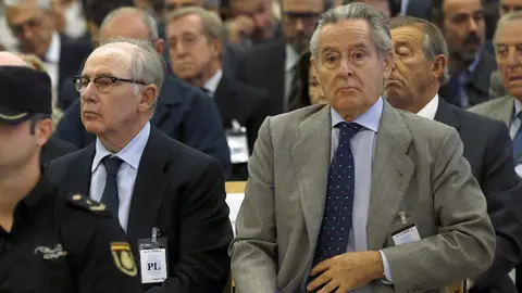 Rato y Blesa en el banquillo Rato y Blesa en el banquillo