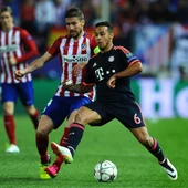 Thiago en las semis de la Champions de la temporada pasada ante el Atlético. Thiago en las semis de la Champions de la temporada pasada ante el Atlético.