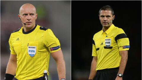 Szymon Marciniak y Damir Skomina