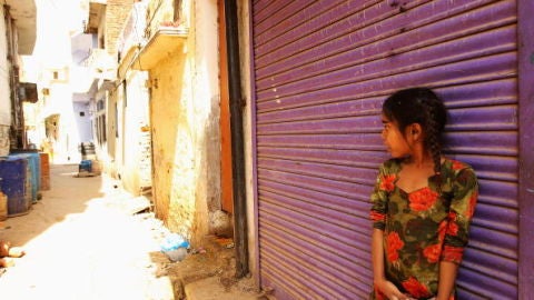 Una ni&ntilde;a de la India