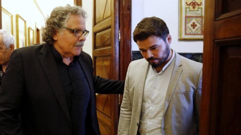 Joan Tard&aacute; y Gabriel Rufi&aacute;n