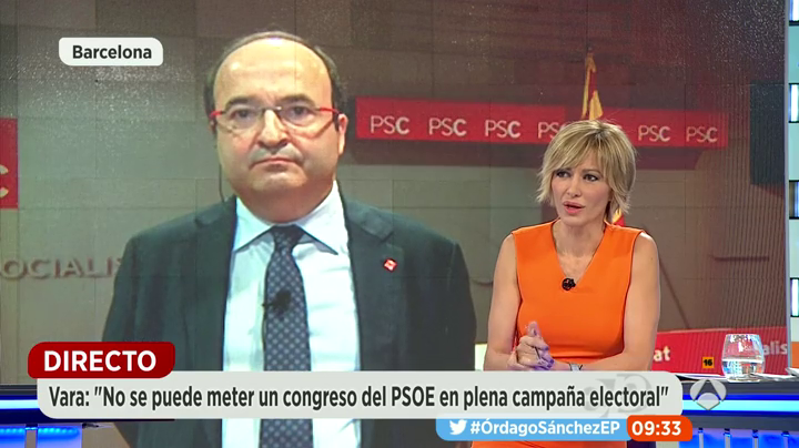 Iceta: "Si el PSOE hubiese apoyado la investidura de Rajoy hubiésemos desaparecido" Iceta: "Si el PSOE hubiese apoyado la investidura de Rajoy hubiésemos desaparecido"