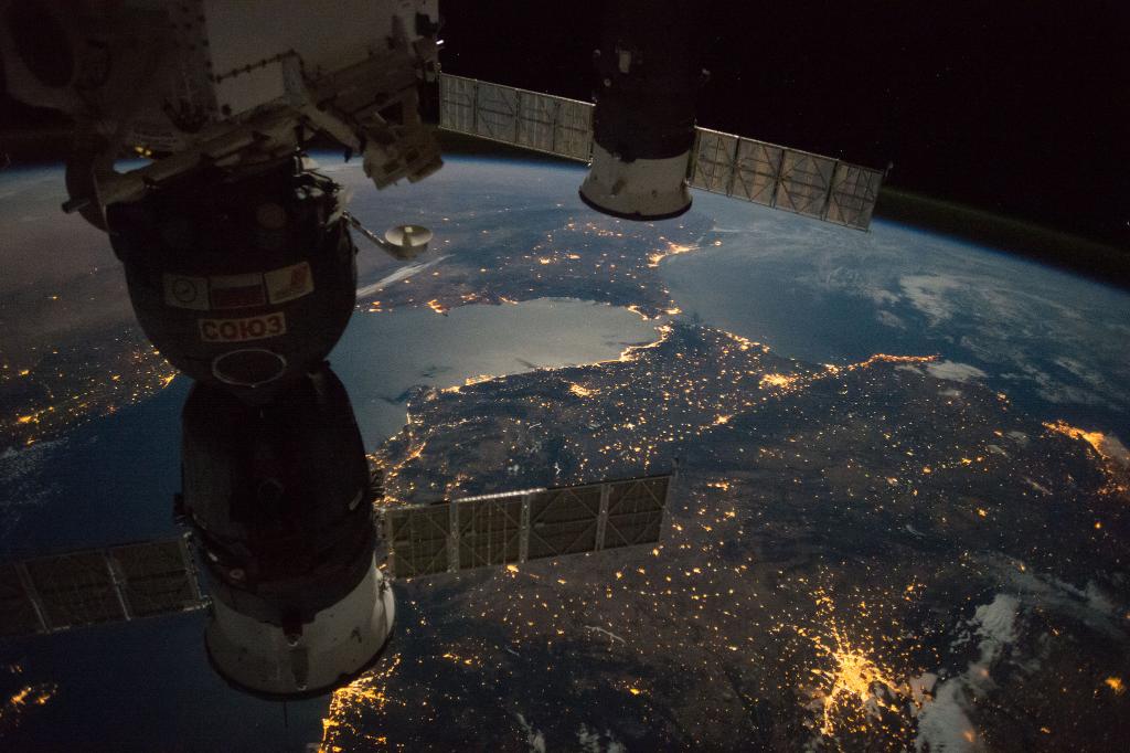 La NASA capta una espectacular fotografía de España La NASA capta una espectacular fotografía de España