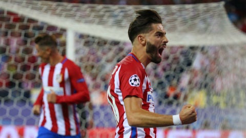Carrasco, celebrando su gol al Bayern de M&uacute;nich