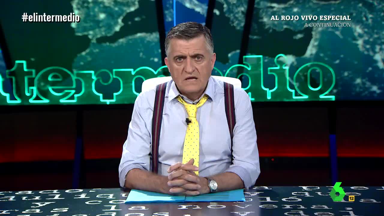 La tele con Monegal: "El Gran Wyoming le lanzó una púa a su compañero de cadena, Ferreras" La tele con Monegal: "El Gran Wyoming le lanzó una púa a su compañero de cadena, Ferreras"
