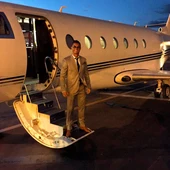 Cristiano Ronaldo y su avión Cristiano Ronaldo y su avión