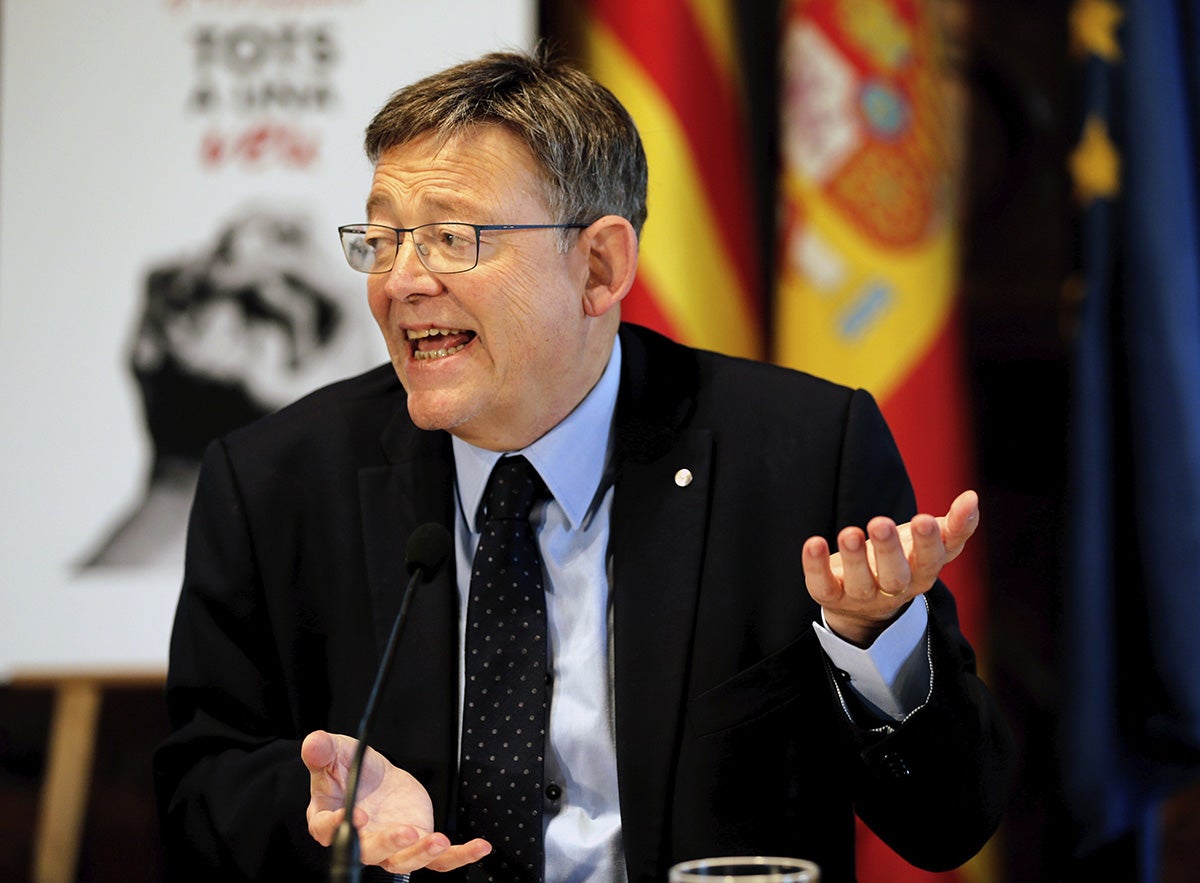 Ximo Puig asegura que el problema territorial en España "no es solo Cataluña" Ximo Puig asegura que el problema territorial en España "no es solo Cataluña"