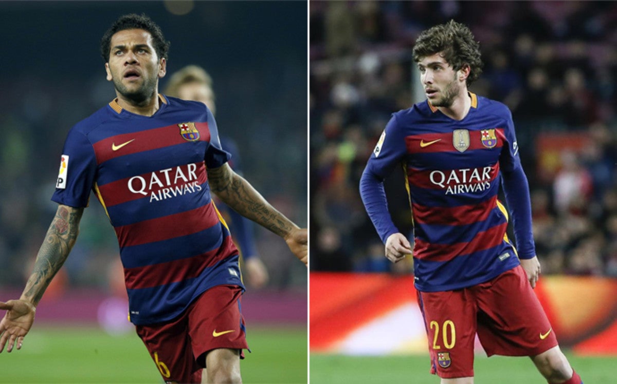 Dani Alves contesta a Sergi Roberto en Instagram Dani Alves contesta a Sergi Roberto en Instagram
