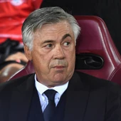 Carlo Ancelotti en el Vicente Calderón. Carlo Ancelotti en el Vicente Calderón.