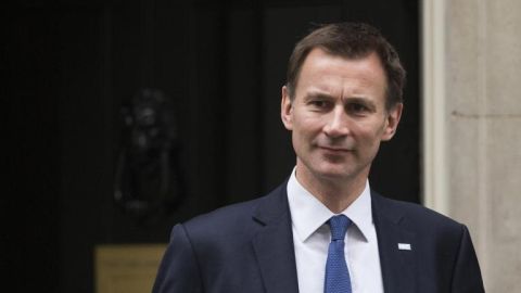 El ministro de Sanidad brit&aacute;nico, Jeremy Hunt