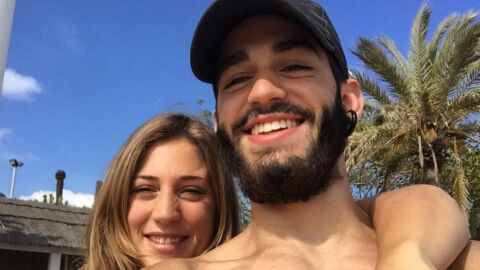 Pablo R&aacute;ez junto a su novia Andrea