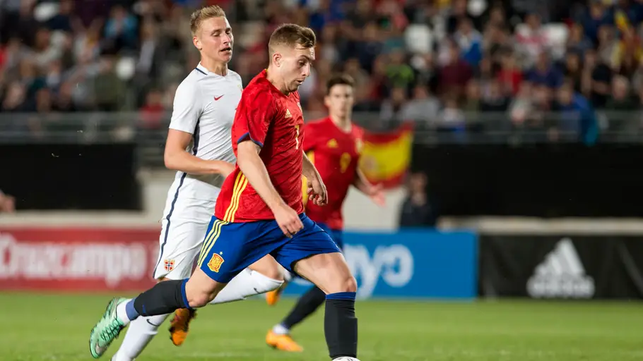 Gerard Deulofeu durante el partido ante San Marino Gerard Deulofeu durante el partido ante San Marino