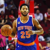 Derrick Rose, durante un partido con los Knicks Derrick Rose, durante un partido con los Knicks