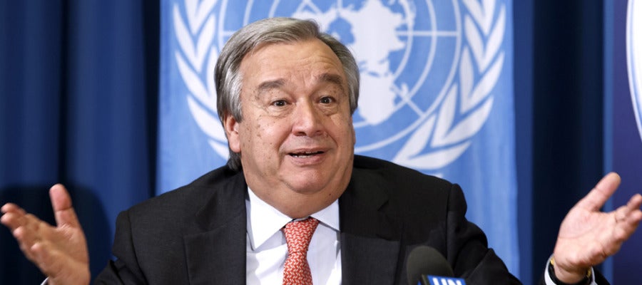 El portugués Antonio Guterres en una imagen de archivo El portugués Antonio Guterres en una imagen de archivo