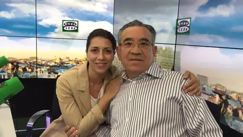 Alicia Borrachero con Mariano Platero Alicia Borrachero con Mariano Platero