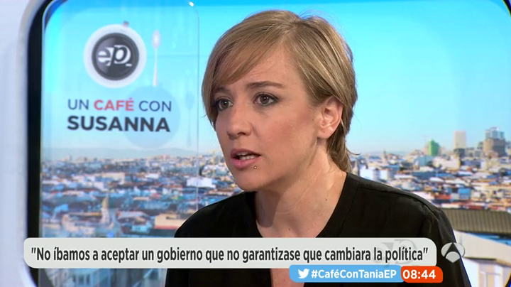 Tania Sánchez, sobre la posible abstención del PSOE: "Sería un drama para el país" Tania Sánchez, sobre la posible abstención del PSOE: "Sería un drama para el país"