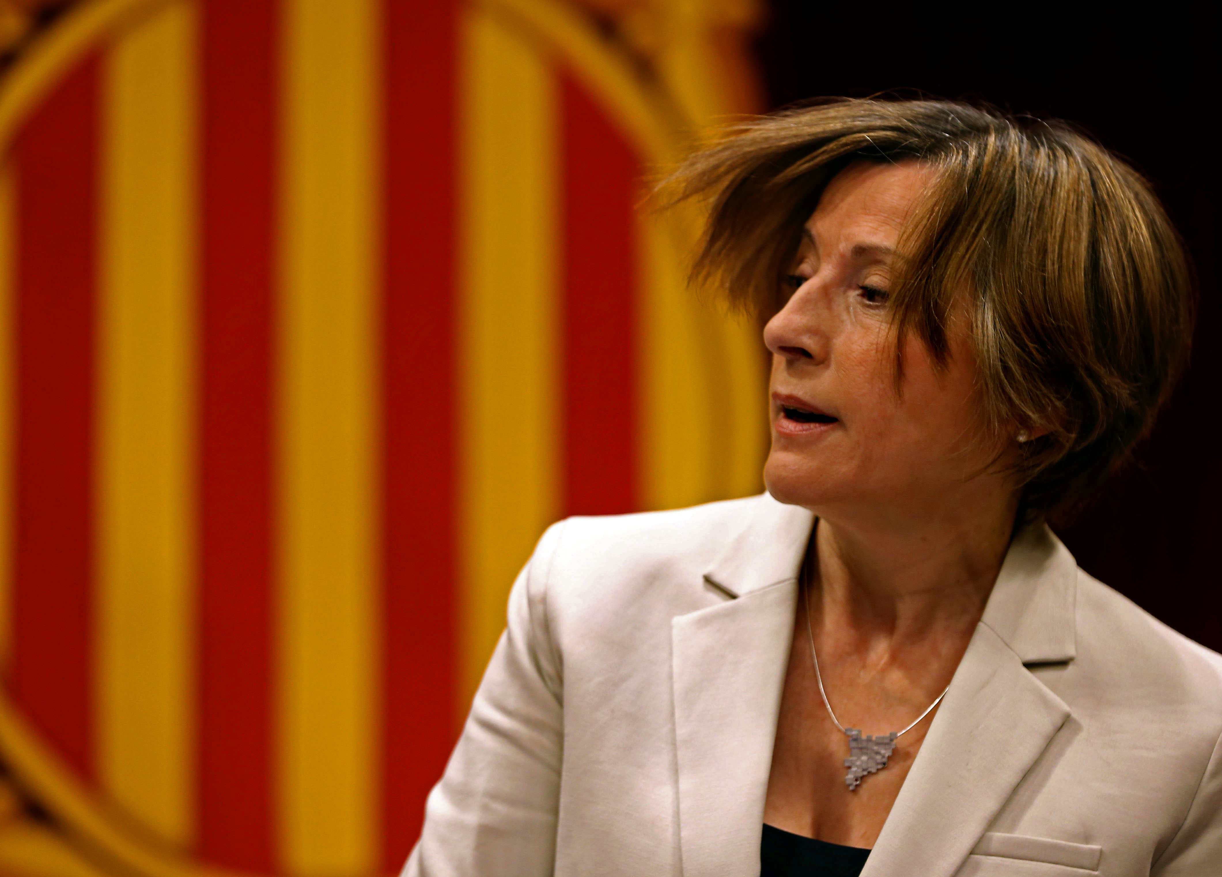 Forcadell defiende que permitió la votación porque era un "acto político" Forcadell defiende que permitió la votación porque era un "acto político"