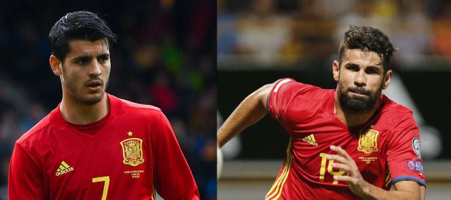 Morata y Diego Costa Morata y Diego Costa