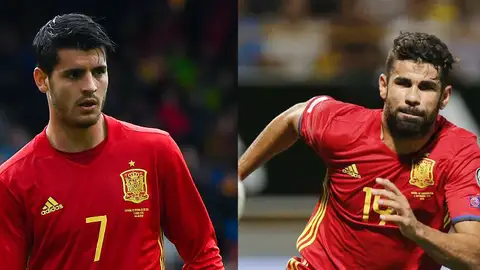 Morata y Diego Costa Morata y Diego Costa