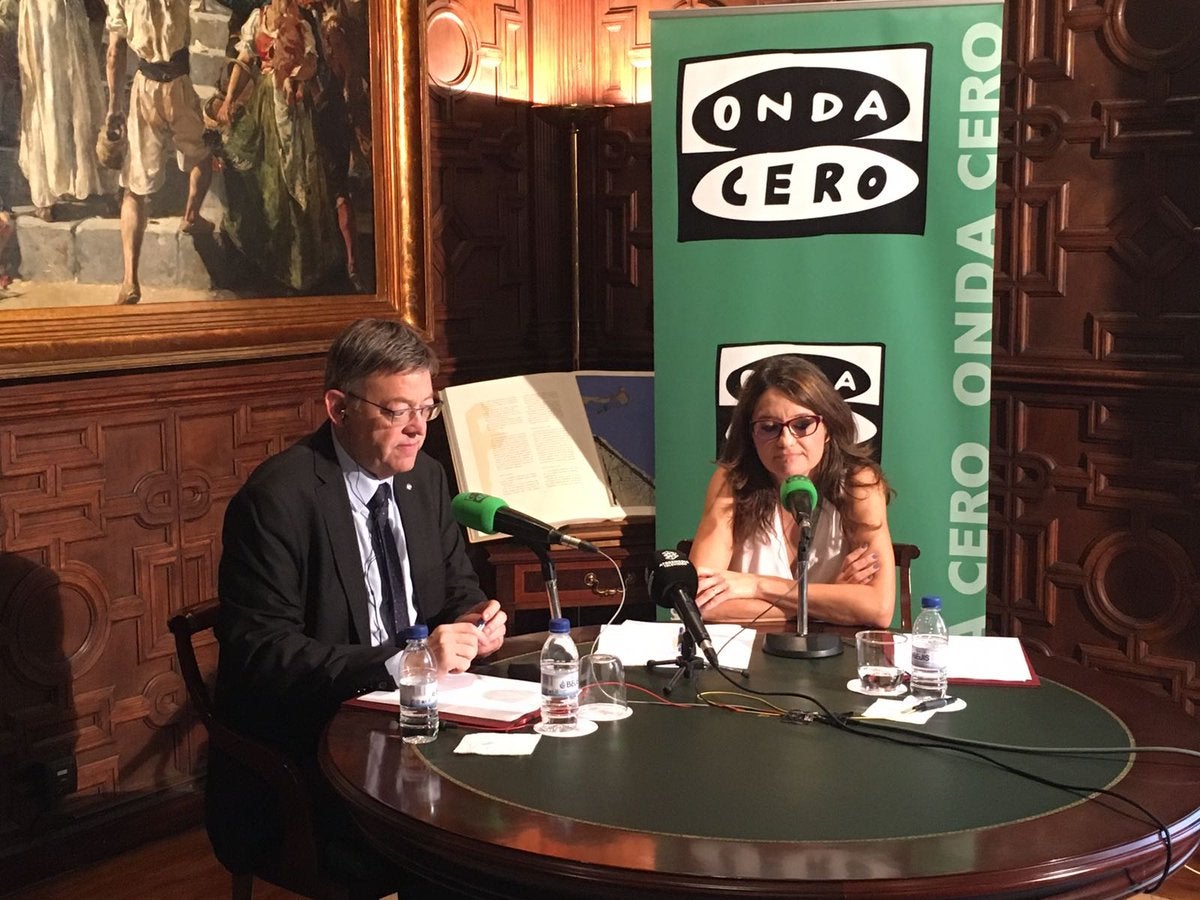 Ximo Puig y Mónica Oltra: "El gobierno de Rajoy ha estado en funciones para lo que le ha interesado" Ximo Puig y Mónica Oltra: "El gobierno de Rajoy ha estado en funciones para lo que le ha interesado"
