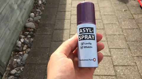 Aerosol 'antirrefugiados' Aerosol 'antirrefugiados'