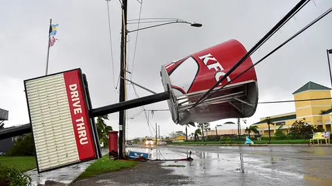 Efectos del huracán Matthew a su paso por Bahamas Efectos del huracán Matthew a su paso por Bahamas