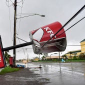 Efectos del huracán Matthew a su paso por Bahamas