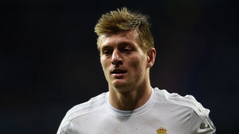 Toni Kroos en un partido con el Real Madrid