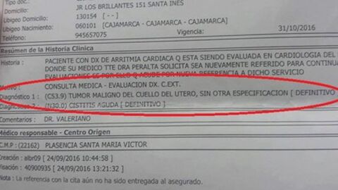 Diagnostico err&oacute;neo de un anciano en per&uacute;