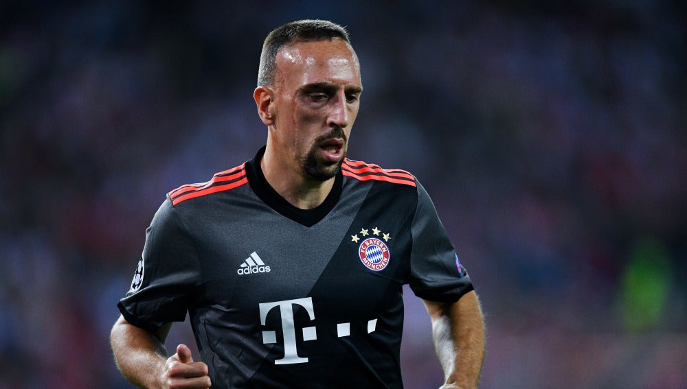 Ribery, en un partido del Bayern de Múnich