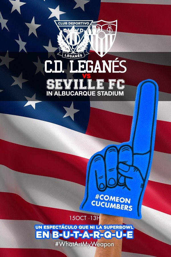 El Leganés hace humor con un desliz del presidente del Sevilla: "Leganés vs Sevilla in 'Albucarque Stadium'" El Leganés hace humor con un desliz del presidente del Sevilla: "Leganés vs Sevilla in 'Albucarque Stadium'"